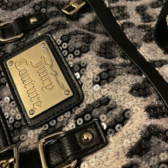 Vintage juicy couture leopard cheetah sequin backpack -knapsack main image 11